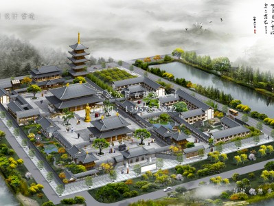 湖州寺庙建筑总体规划方案